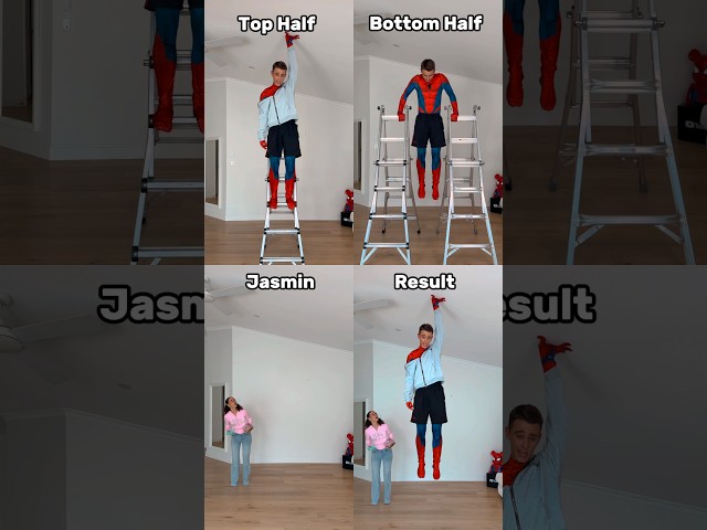 TUTORIAL OF MILES MORALES SPIDERMAN TREND 🕸️💥 #shorts #spiderman #spiderverse