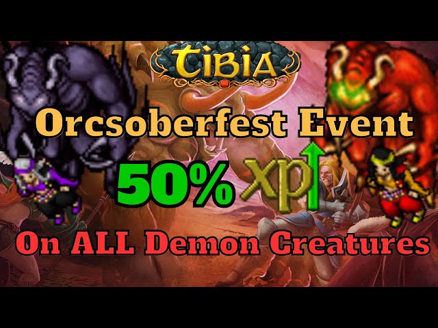 Where to hunt during the Orcsoberfest [Tibia Event]