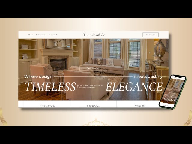 Responsive Furniture Website Using HTML CSS & JavaScript