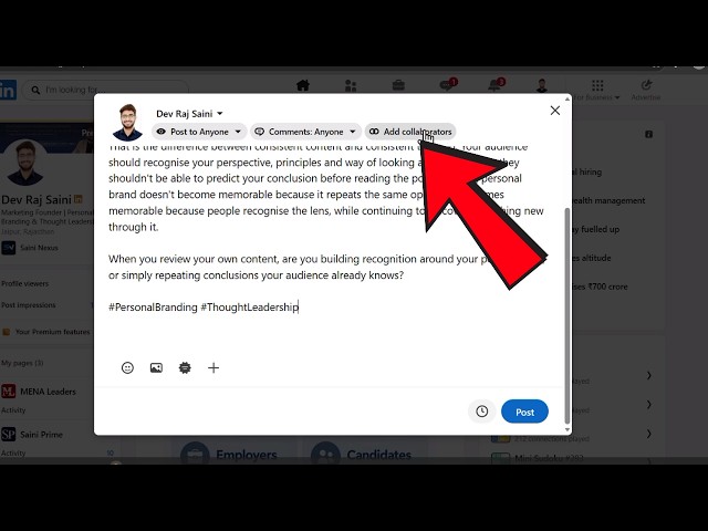 LinkedIn Collaborative Posts: How to Add Collaborators & Create a Collaborative Post in 2026