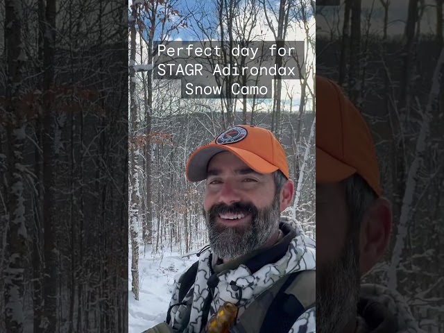 Big Buck Tracking Powder and NEW STAGR T-200 Jacket in Snow Camo  #bigbucks #tracking200