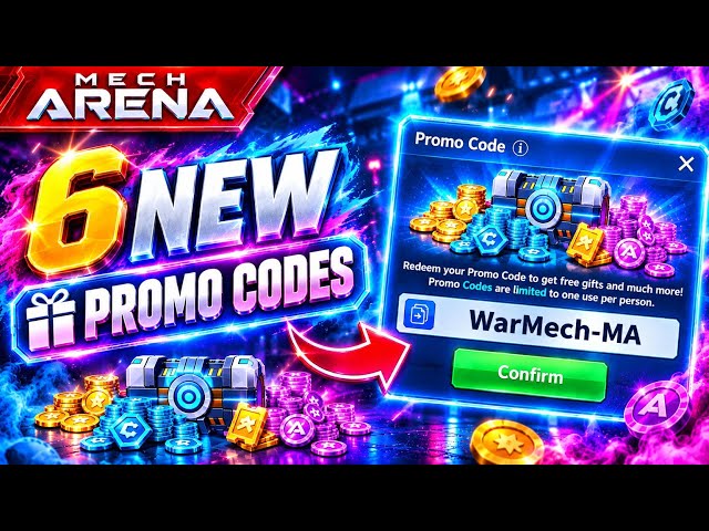 Mech Arena - 6 New Promo Codes Sept 2026 (A-Coins, Credit) #promocodes