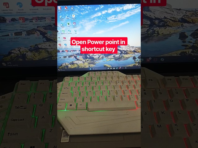 Open Power point in 1 Second Using a Secret ShortcutX- #powerpointTips#Shorts#msword #ytshorts