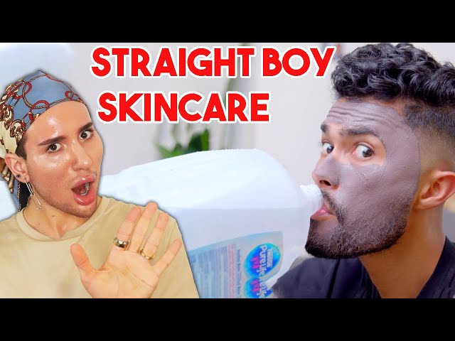 Reacting to a STRAIGHT BOY'S "6 Skincare Secrets for Perfect Skin!" (lets have a moment of silence.)