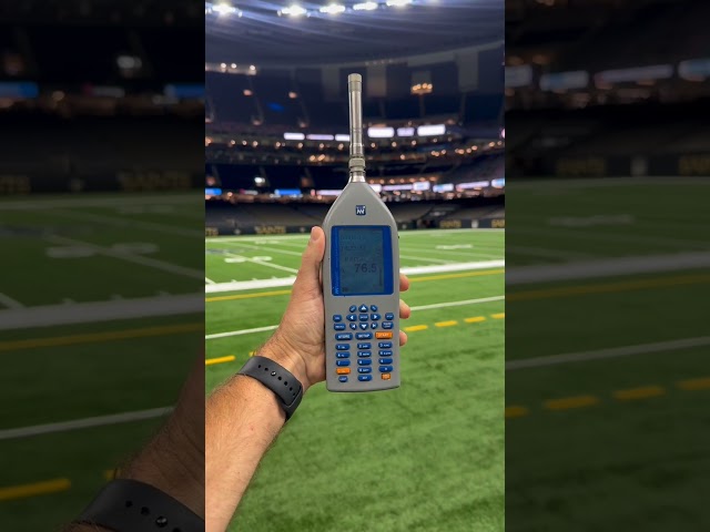 WHO DAT! How loud does it get inside the Caesars Superdome?