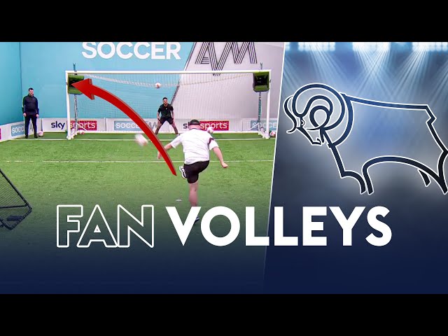 Derby fans take on Soccer AM in the Volley Challenge! 💪