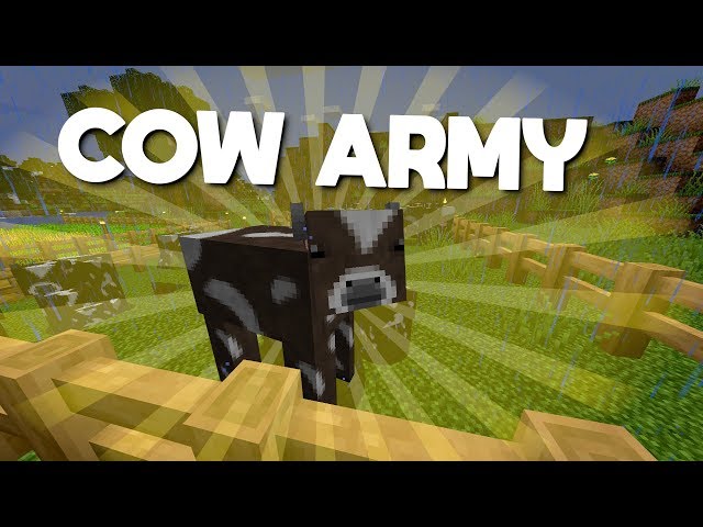 Making a COW ARMY! | Minecraft HC #5