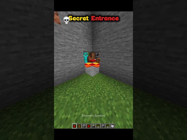 Minecraft Secret Entrance...🤯