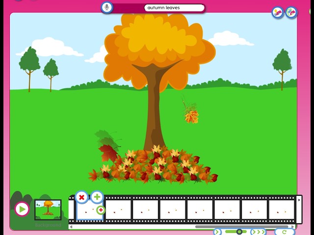 Just2easy Live Lesson - KS1 Live Lesson: Animating Autumn Leaves Falling
