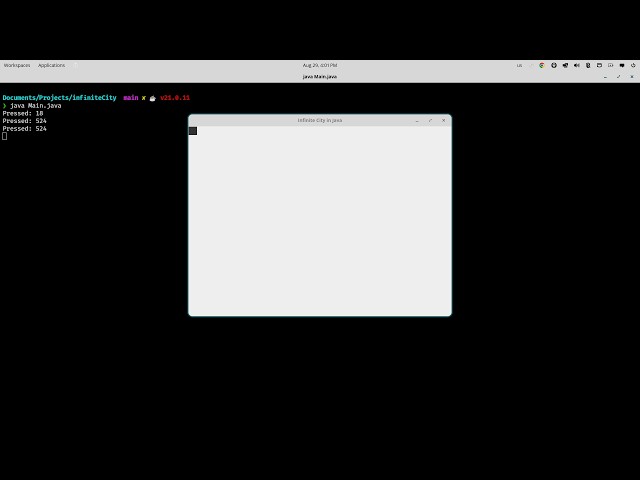 TRYING* To code an infinite city in java