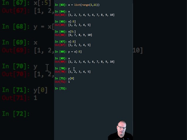 Python Data & More Let's Look At Indexing A Slice Of A List In Python