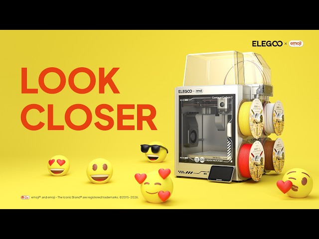 A Closer Look at the ELEGOO × emoji® Centauri Carbon 2 Combo