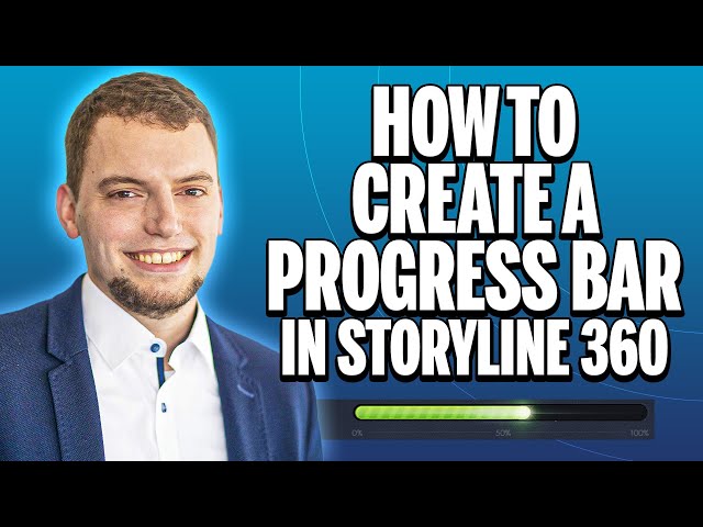 How to create a progress bar in Articulate Storyline - using only one built-in variable