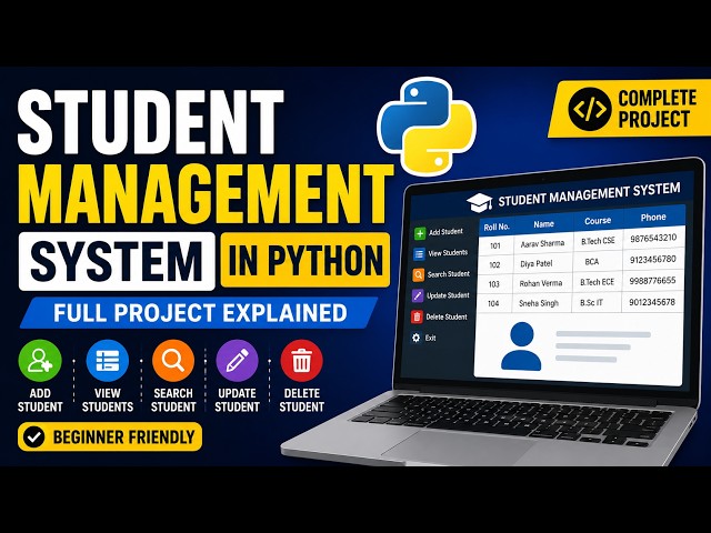 Python Project: Student Management System