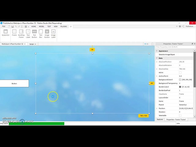 Open And Close GUI Ep 2 - Roblox Scripting LUA