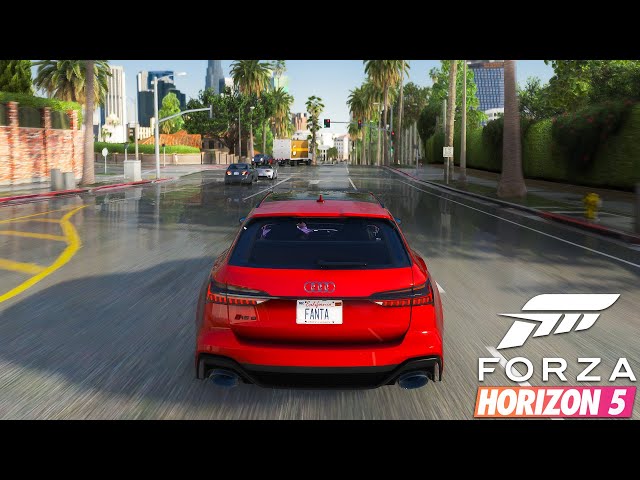 Forza Horizon 5 Graphics 🔥 2020 Audi RS6 Avant Gameplay! RTX 2080 Ti & i9 10980XE - GTA 5 PC Mod