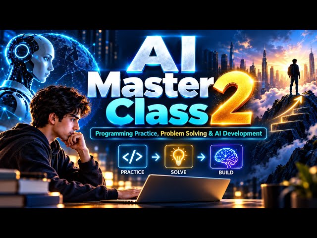 AI Master Class 2 | Programming Practice, Problem Solving & AI Development