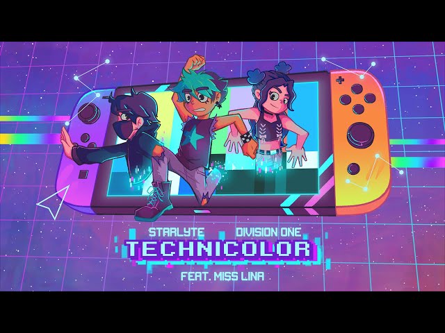 STARLYTE & Division One - Technicolor (feat. Miss Lina) [Official Lyric Video]