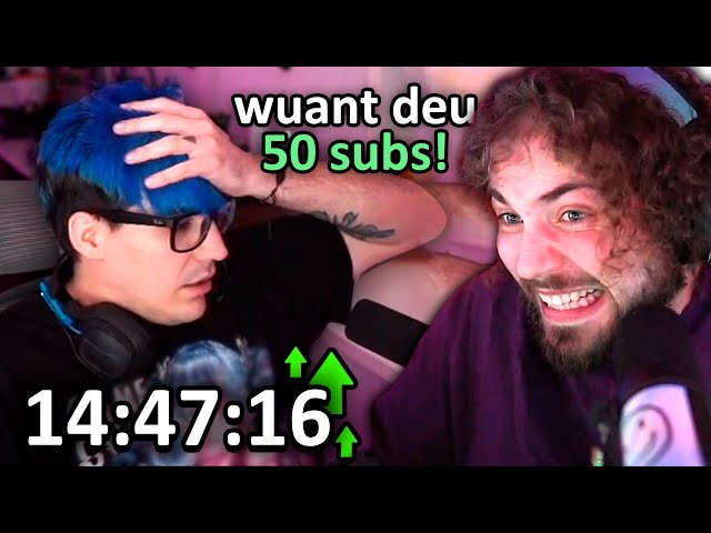 Obriguei o D4rkFrame a ficar 24 HORAS em LIVE!