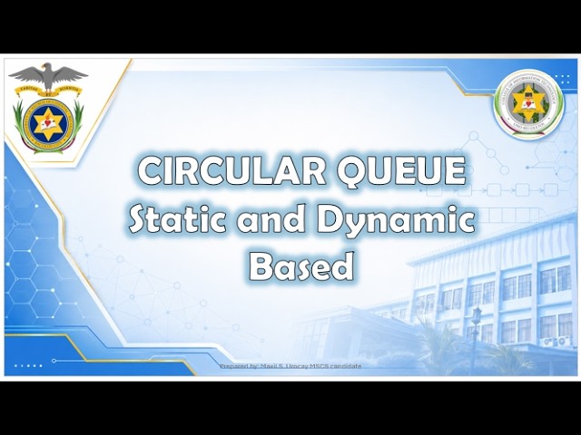 Circular Queue: Static vs Dynamic Array Visualization