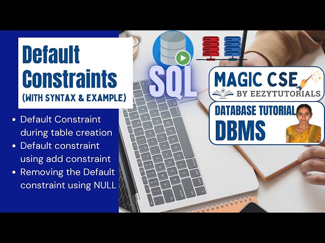 4.5 Default Constraint in SQL