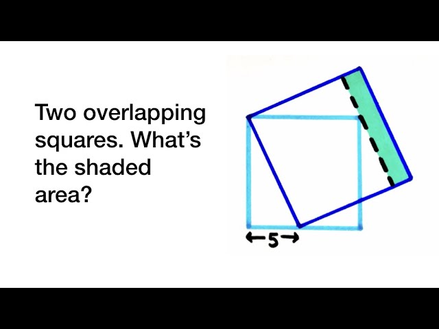 Two overlapping squares