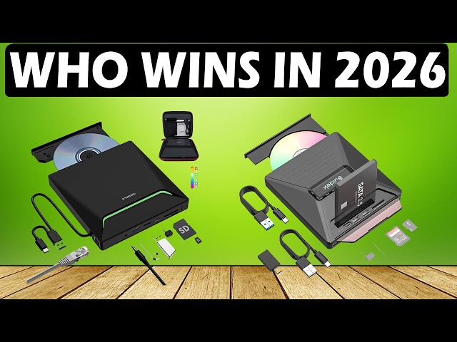 Top 5 Best DVD Optical Drives 2026 - Fast, Reliable & Easy to Use