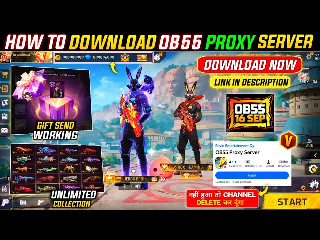 HOW TO DOWNLOAD PROXY SERVER IN FREE FIRE, HOW TO USE PROXY SERVER IN FREE FIRE | VIP PROXY SERVER