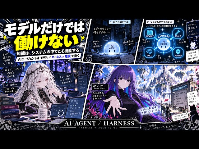 Why Can AI Agents "Work"? A Complete Guide from Harnessing to Agentic OS 【Zetnoia】【sil_kathna】