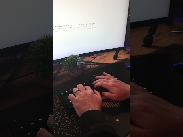WALLHACK K-001 | Typing and Sound Test