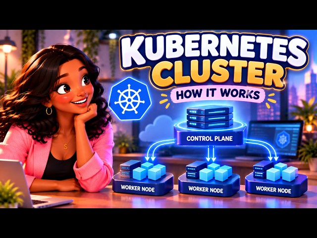 How a Kubernetes Cluster Works | Control Plane & Worker Nodes