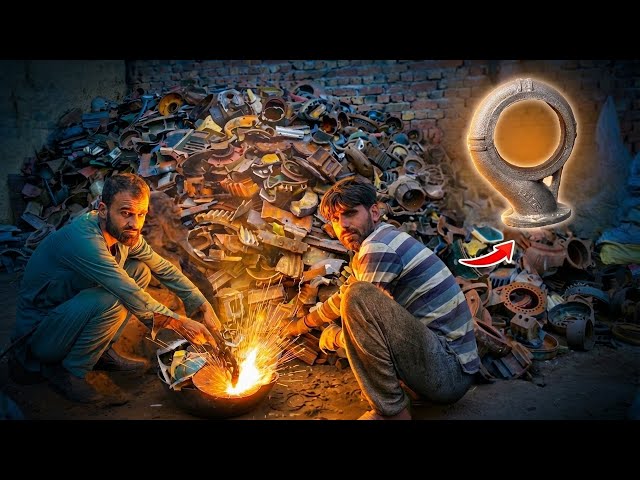 Inside a Massive Scrap Metal Recycling Factory – From Waste to Strong Steel Rods