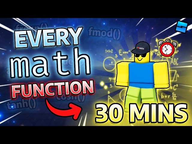 I Covered The ENTIRE Roblox Math Library in 30 Minutes | Roblox Studio