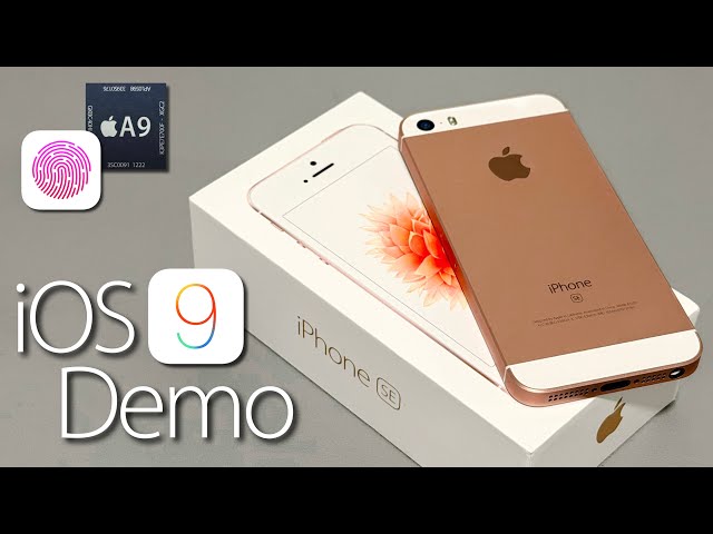 Unboxing a DEMO iPhone SE 10 Years Later - iOS 9!