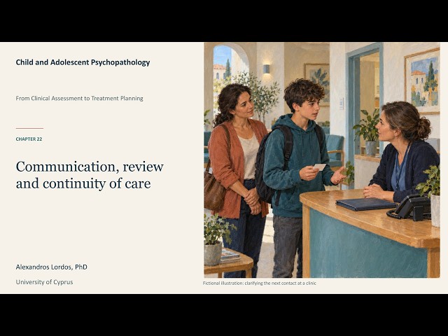 PSY 747_EN_22 | Communication, review and continuity of care