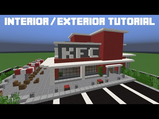 Minecraft Tutorial: KFC Interior / Exterior
