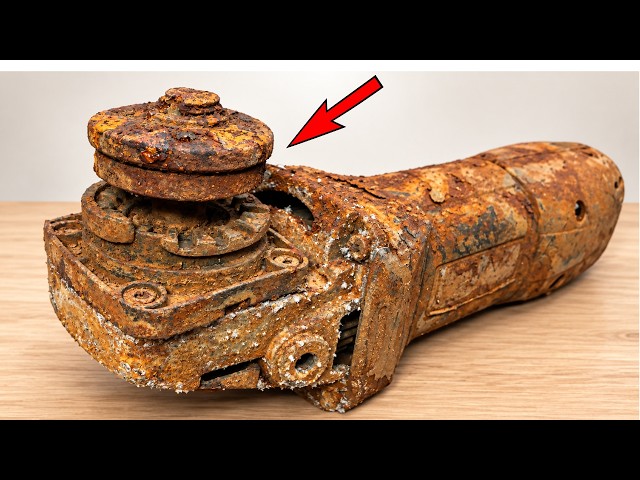 $9 Rusty Angle Grinder Restoration... Did I Waste My Money?