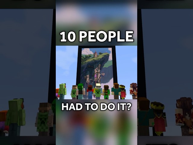 10 Builders vs. 2 Masters? #minecraft