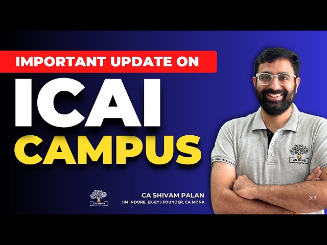 IMP Update for ICAI Campus for May 26 CAs!
