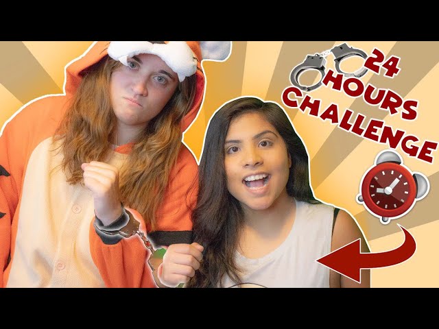 24 HOURS HANDCUFFED TO TINA !? (Trolling)