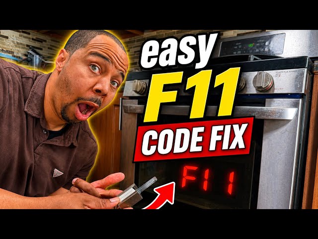 LG oven fix no heat F 11 code error how to ￼