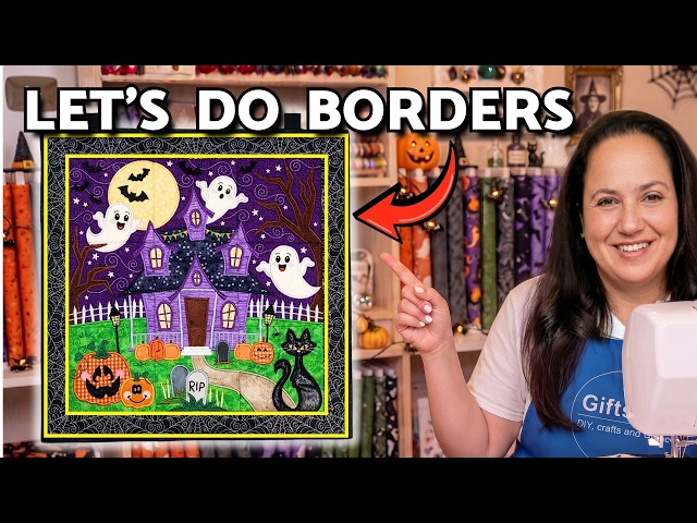 Halloween Night Wall Hanging Stitch Along | Spider Web Border