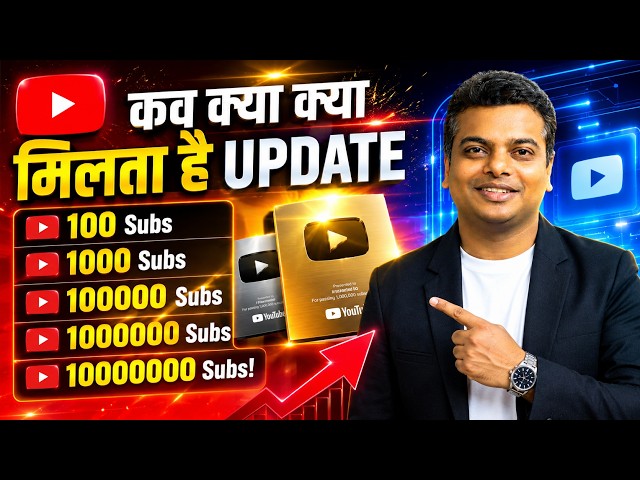 🥰YouTube Apko Kab Kya deta hai ? SUBSCRIBER से क्या होता है || Youtube awards
