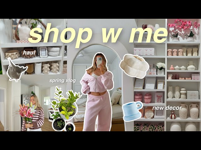 let's go spring shopping!! 🛍️ new decor, storage finds & kmart haul
