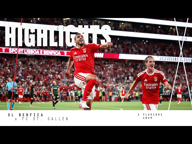 Highlights | SL Benfica 5-0 St. Gallen | Europa League 2nd qualifying round