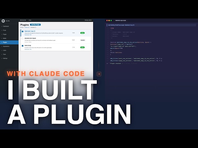 I Built a WordPress Plugin From Scratch (Using Claude Code)