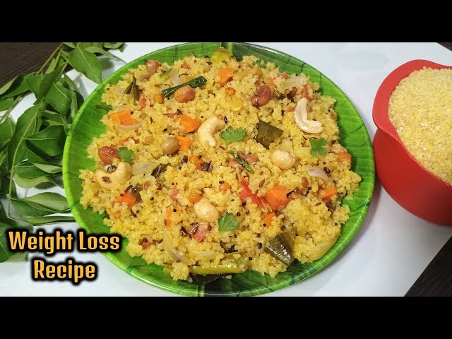 Weight Loss Recipe | Godhuma Rava Upma | Wheat Rava Upma | Breakfast Recipes | Simple Breakfast