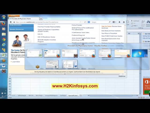 Selenium Tutorials for Beginners | selenium online training |online training testing from H2kinfosys