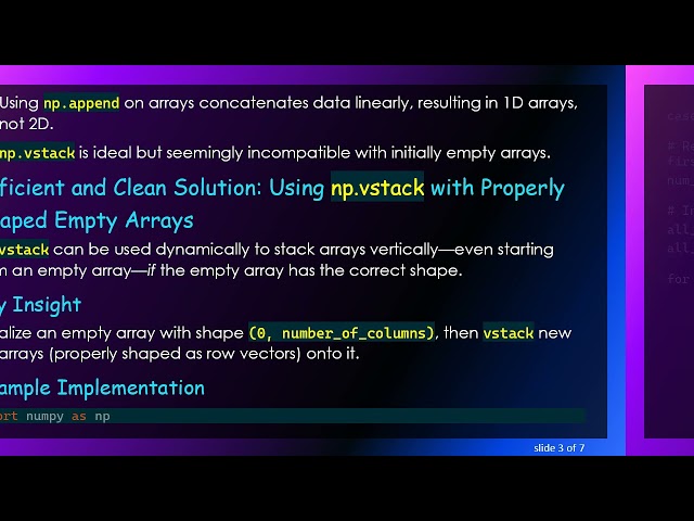 Creating Multidimensional NumPy Arrays by Stacking Data from Multiple Files