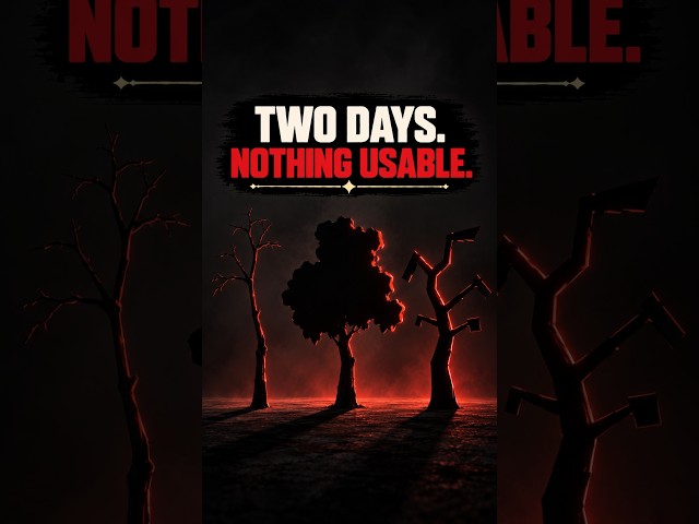 Two Days on One Tree. Nothing Usable.